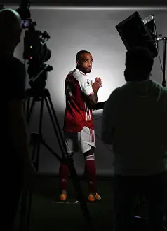 Arsenal First Team 2020-21: Alexandre Lacazette at Arsenal Photocall