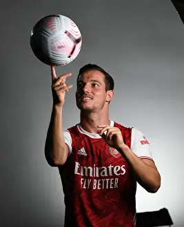 Arsenal First Team 2020-21: Cedric Soares at Arsenal Media Photocall