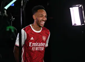 Arsenal First Team 2020-21: Pierre-Emerick Aubameyang at Arsenal Photocall