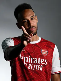 Arsenal First Team 2020-21: Pierre-Emerick Aubameyang at Arsenal Photocall