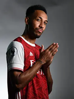 Arsenal First Team 2020-21: Pierre-Emerick Aubameyang at Arsenal Photocall