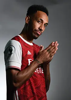 Arsenal First Team 2020-21: Pierre-Emerick Aubameyang at Arsenal Photocall