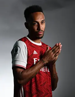 Arsenal First Team 2020-21: Pierre-Emerick Aubameyang at Arsenal Photocall