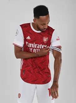 Arsenal First Team 2020-21: Pierre-Emerick Aubameyang at Team Photocall