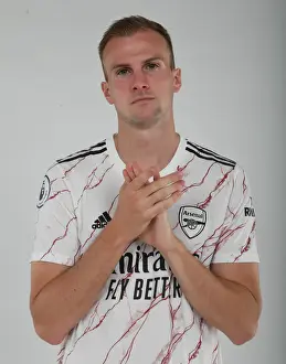 Arsenal First Team 2020-21: Rob Holding at Training Session in St Albans