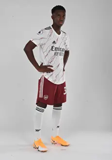 1st Team Photocall 2020-21 Prints: Arsenal First Team: 2020-21 Season Photocall - Eddie Nketiah