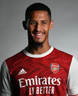 Arsenal First Team 2020-21: William Saliba's Media Photocall