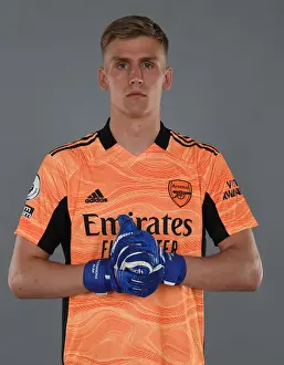 Arsenal First Team 2021-22: Alex Runarsson in Training