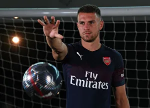 Arsenal First Team: Aaron Ramsey at 2018/19 Photo Call