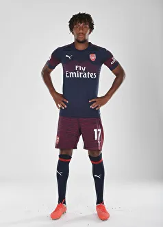 Arsenal First Team: Alex Iwobi at 2018/19 Photo Call