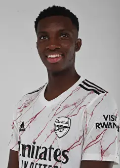 1st Team Photocall 2020-21 Prints: Arsenal First Team: Eddie Nketiah at 2020-21 Photocall