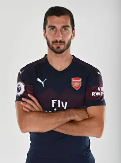 Arsenal First Team: Henrikh Mkhitaryan at 2018/19 Photo-call
