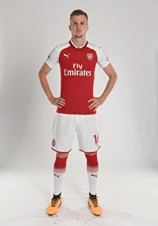 Arsenal 1st Team Photocall 2017-18 Prints: Arsenal First Team: Rob Holding at 2017-18 Photocall