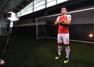 Arsenal First Team: Sokratis Papastathopoulos at 2018/19 Photo Call