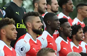 1st Team Photocall 2016-17 Prints: Arsenal First Team Squad 2016-17: Olivier Giroud Taking Charge