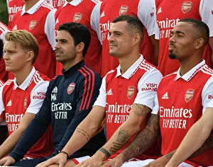 Images Dated 4th October 2022: Arsenal First Team Squad 2022-23: Granit Xhaka in Focus