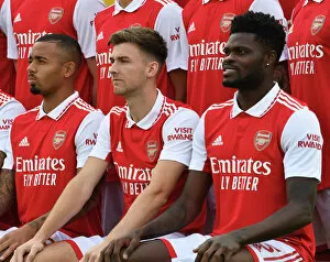 Images Dated 4th October 2022: Arsenal First Team Squad 2022-23: Kieran Tierney Taking the Lead