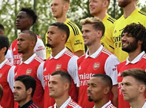 Images Dated 4th October 2022: Arsenal First Team Squad 2022-23: Saliba and Holding