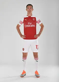 Arsenal First Team: Stephan Lichtsteiner at 2018/19 Photo Call