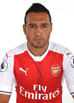 Arsenal Football Club: 2016-17 First Team - Santi Cazorla at Team Photoshoot