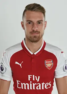 Arsenal Football Club 2017-18: Aaron Ramsey at Team Photocall