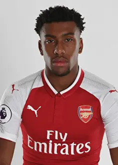Arsenal Football Club 2017-18: Alex Iwobi at Team Photocall