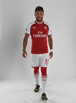 Arsenal 1st Team Photocall 2017-18 Prints: Arsenal Football Club 2017-18 First Team: Alex Oxlade-Chamberlain at Emirates Stadium