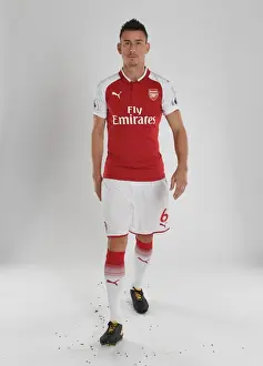 Arsenal 1st Team Photocall 2017-18 Prints: Arsenal Football Club 2017-18: Laurent Koscielny's Portrait