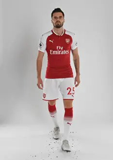 Arsenal Football Club 2017-18 Team: Carl Jenkinson at Team Photocall