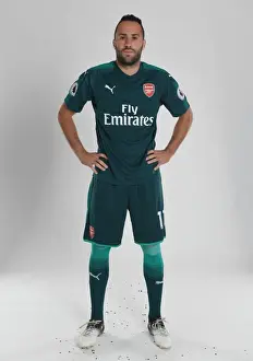Arsenal 1st Team Photocall 2017-18 Prints: Arsenal Football Club 2017-18 Team: David Ospina at Team Photocall