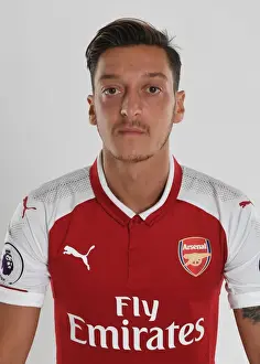 Arsenal Football Club 2017-18 Team: Mesut Ozil's Photocall