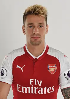Arsenal Football Club 2017-18 Team Photocall: Mathieu Debuchy
