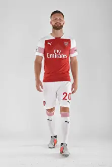 1st Team Photo-call 2018/19 Prints: Arsenal Football Club: 2018/19 First Team - Shkodran Mustafi