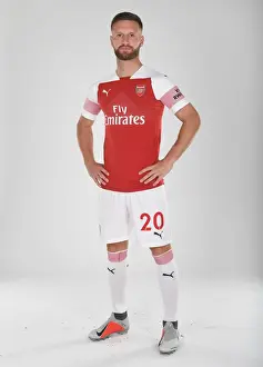 Arsenal Football Club: 2018/19 First Team - Shkodran Mustafi at Photo Call