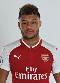 Arsenal 1st Team Photocall 2017-18 Prints: Arsenal Football Club: Alex Oxlade-Chamberlain at 2017-18 First Team Photocall