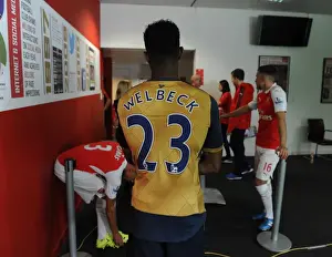 Arsenal Football Club: Danny Welbeck at 2015-16 First Team Training, Emirates Stadium