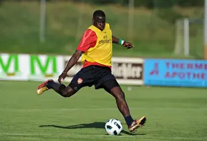 Arsenal Football Club: Emmanuel Eboue at 2010 Pre-Season Training, Austria