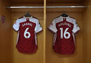 Arsenal Football Club: Gabriel and Holding Ready for Arsenal vs. West Ham United (2020-21)