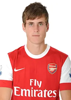 Arsenal Football Club: Havard Nordtveit at 2010-11 First Team Photocall and Membersday, Emirates Stadium