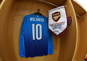 Arsenal V Östersunds FK 2017-18 Prints: Arsenal Football Club: Jack Wilshere's Pennant from Europa League Match against Östersunds FK