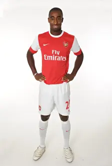 Arsenal Football Club: Johan Djourou at 2010 Emirates Stadium 1st Team Photocall and Membersday