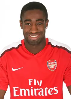Previous Season Players Prints: Arsenal Football Club: Johan Djourou at Emirates Stadium (2008)