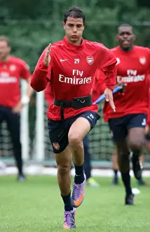 Marouane Chamakh Prints: Arsenal Football Club: Marouane Chamakh in Intensive Training