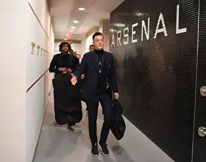 Arsenal V Valencia 2018-19 Prints: Arsenal Football Club: Mesut Ozil in the Changing Room before Arsenal vs Valencia - UEFA Europa League Semi Final