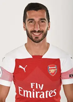 1st Team Photo-call 2018/19 Prints: Arsenal Football Club: Mkhitaryan at 2018/19 First Team Photo Call