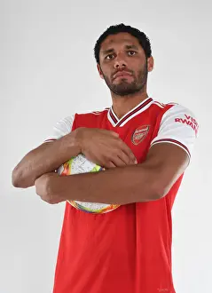 Arsenal Photocall 2019-20 Prints: Arsenal Football Club: Mo Elneny at Training Ahead of 2019-20 Season
