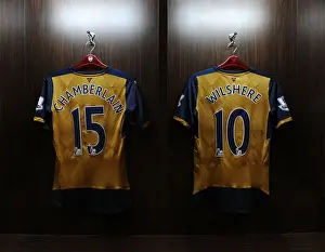 Arsenal V Singapore XI Prints: Arsenal Football Club: Oxlade-Chamberlain and Wilshere in Preparation for Arsenal v Singapore XI