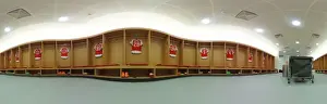 Arsenal V Watford FA Cup 2015-16 Prints: Arsenal Football Club: Pre-Match Huddle in the Changing Room before Arsenal vs