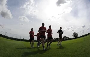 Images Dated 6th July 2010: Arsenal Football Club: Pre-Season Training at London Colney, 2010