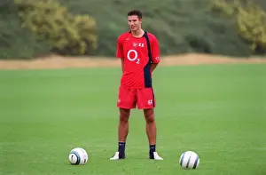Arsenal Football Club: Robin van Persie in Intense Training, 2004